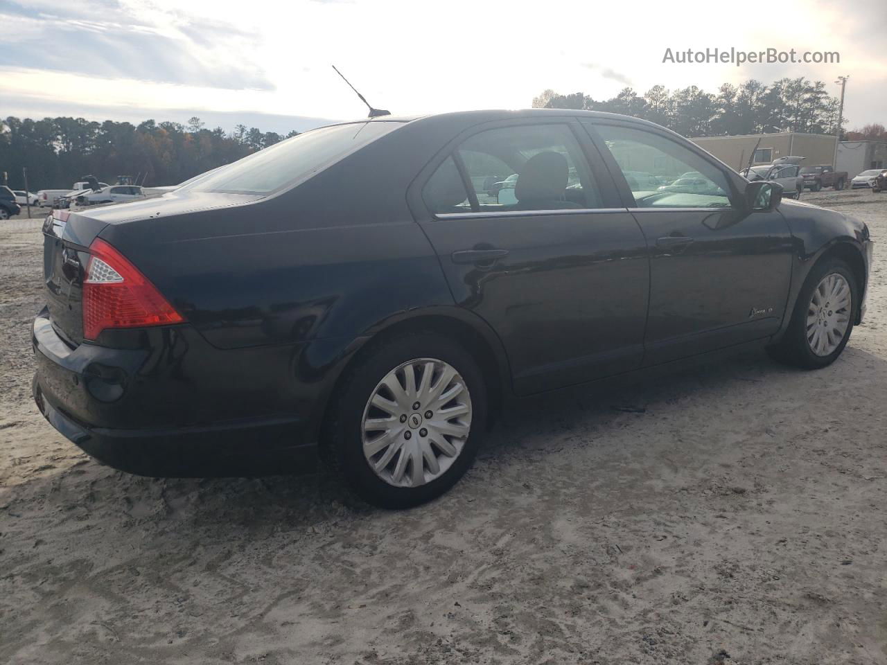 2010 Ford Fusion Hybrid Black vin: 3FADP0L36AR384943