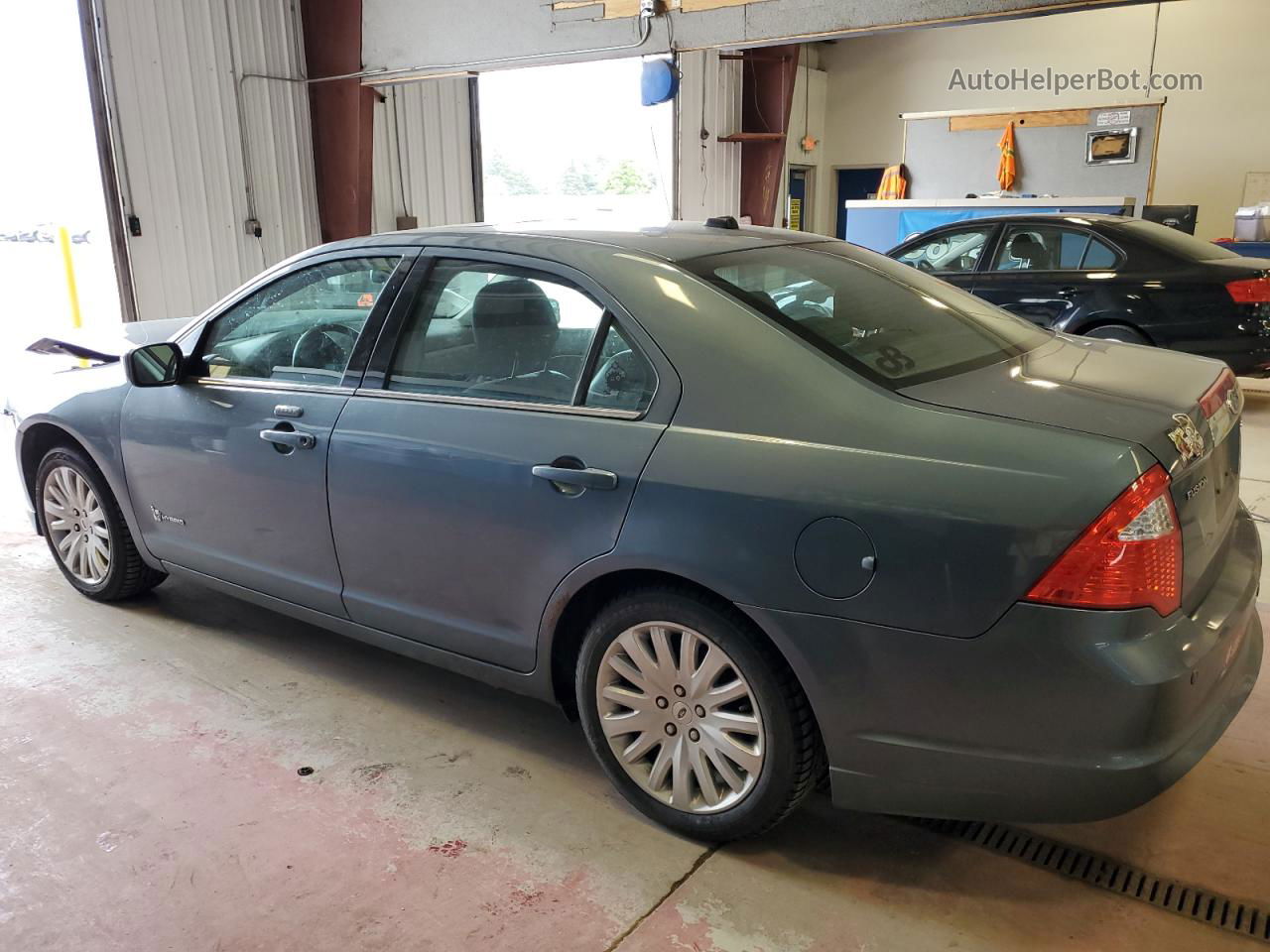 2012 Ford Fusion Hybrid Blue vin: 3FADP0L36CR254485