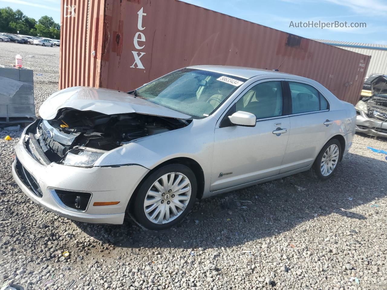 2010 Ford Fusion Hybrid Silver vin: 3FADP0L37AR372980