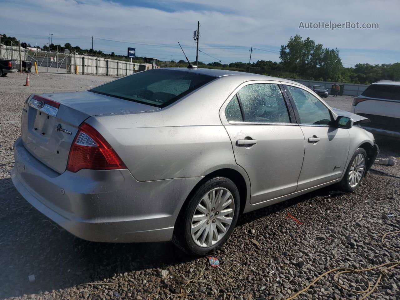 2010 Ford Fusion Hybrid Silver vin: 3FADP0L37AR372980