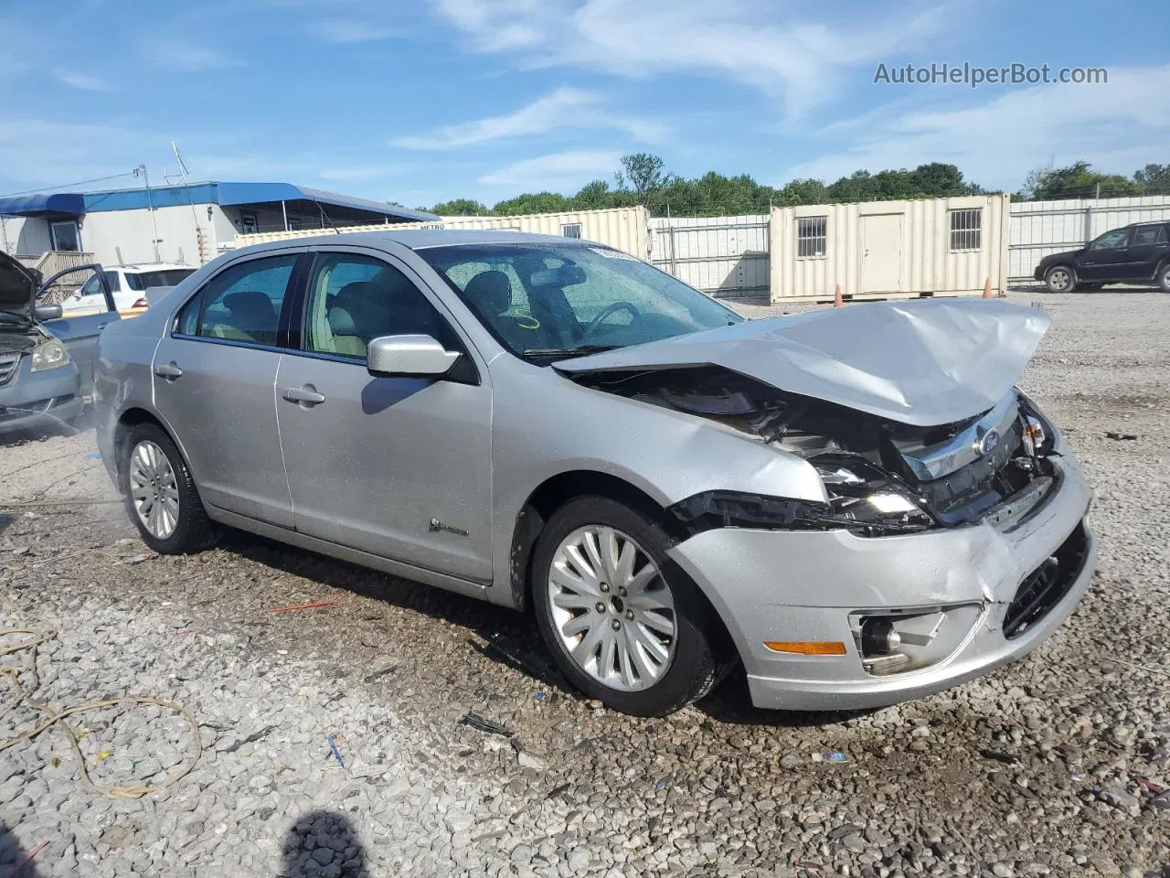 2010 Ford Fusion Hybrid Silver vin: 3FADP0L37AR372980