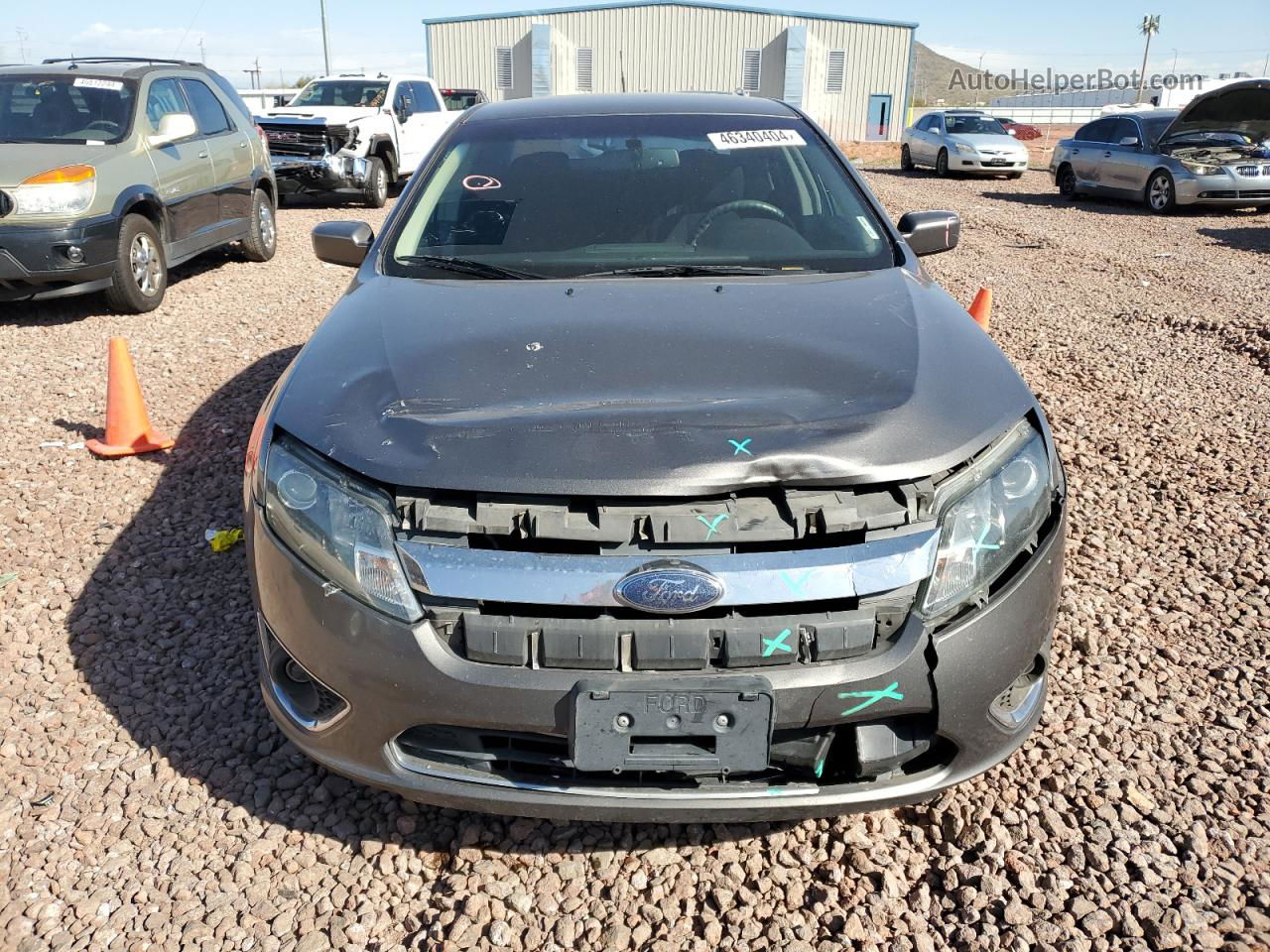 2010 Ford Fusion Hybrid Charcoal vin: 3FADP0L3XAR258410