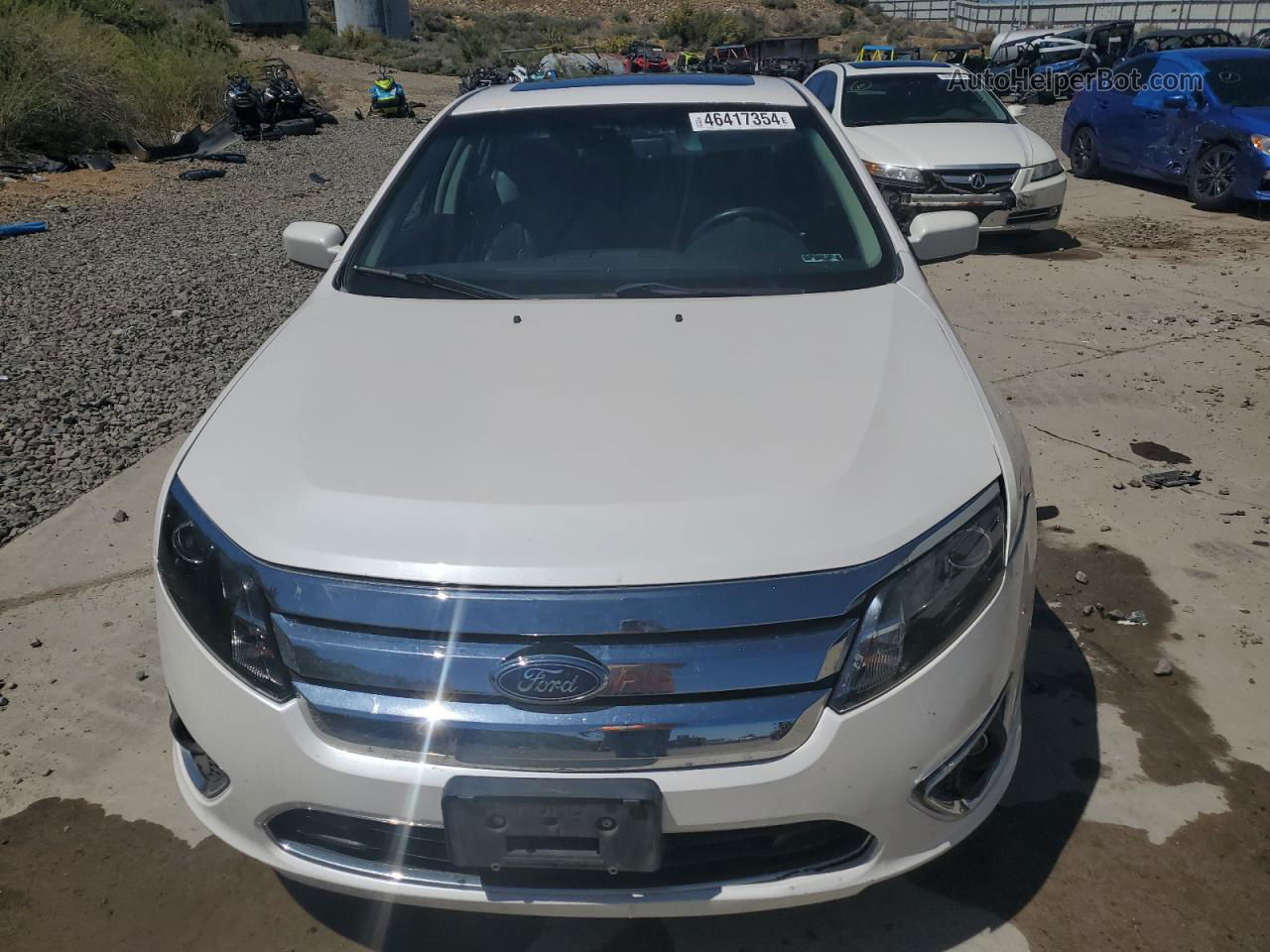 2012 Ford Fusion Hybrid White vin: 3FADP0L3XCR438991