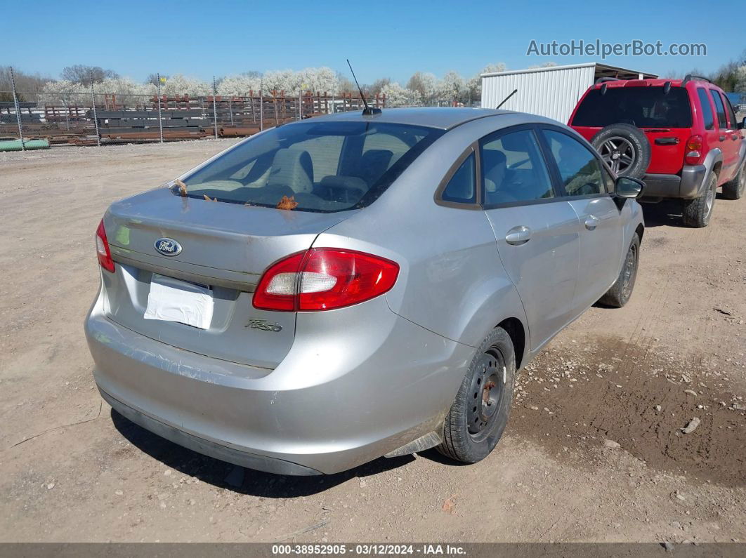 2011 Ford Fiesta S Silver vin: 3FADP4AJ0BM164253