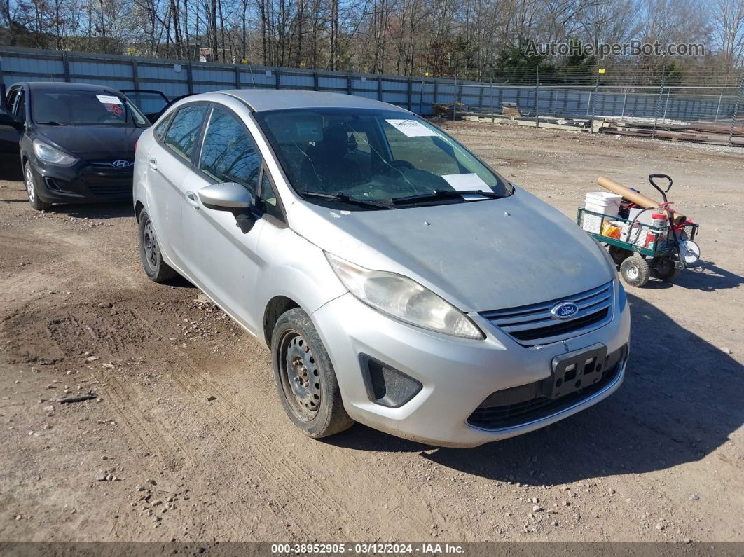 2011 Ford Fiesta S Silver vin: 3FADP4AJ0BM164253