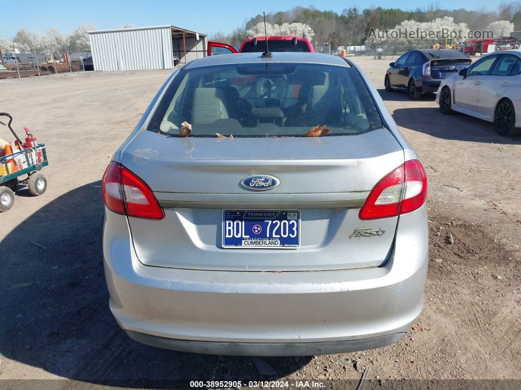 2011 Ford Fiesta S Silver vin: 3FADP4AJ0BM164253