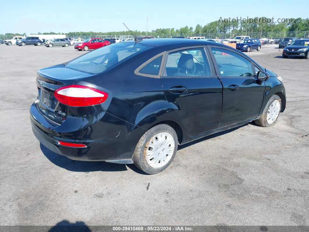 2016 Ford Fiesta S Black vin: 3FADP4AJ0GM113875