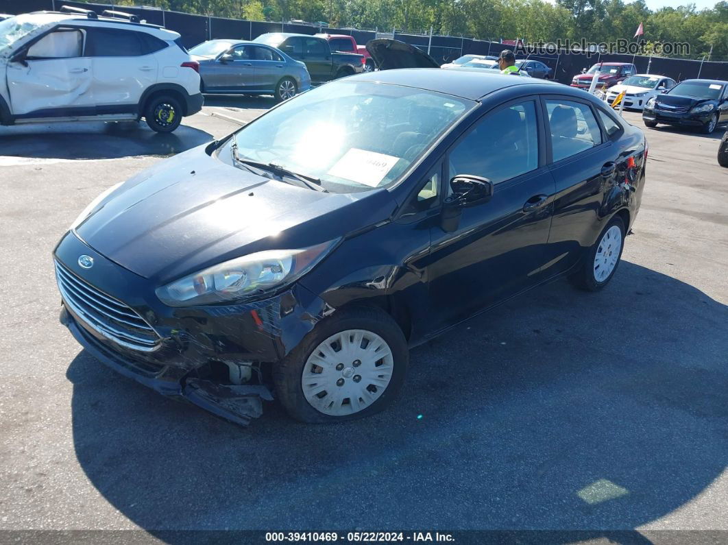 2016 Ford Fiesta S Black vin: 3FADP4AJ0GM113875