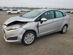 2017 Ford Fiesta S Silver vin: 3FADP4AJ0HM102635