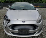 2017 Ford Fiesta S Silver vin: 3FADP4AJ0HM123310