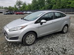 2017 Ford Fiesta S Silver vin: 3FADP4AJ0HM123310