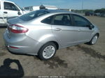 2017 Ford Fiesta S Silver vin: 3FADP4AJ0HM156775