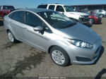 2017 Ford Fiesta S Silver vin: 3FADP4AJ0HM156775