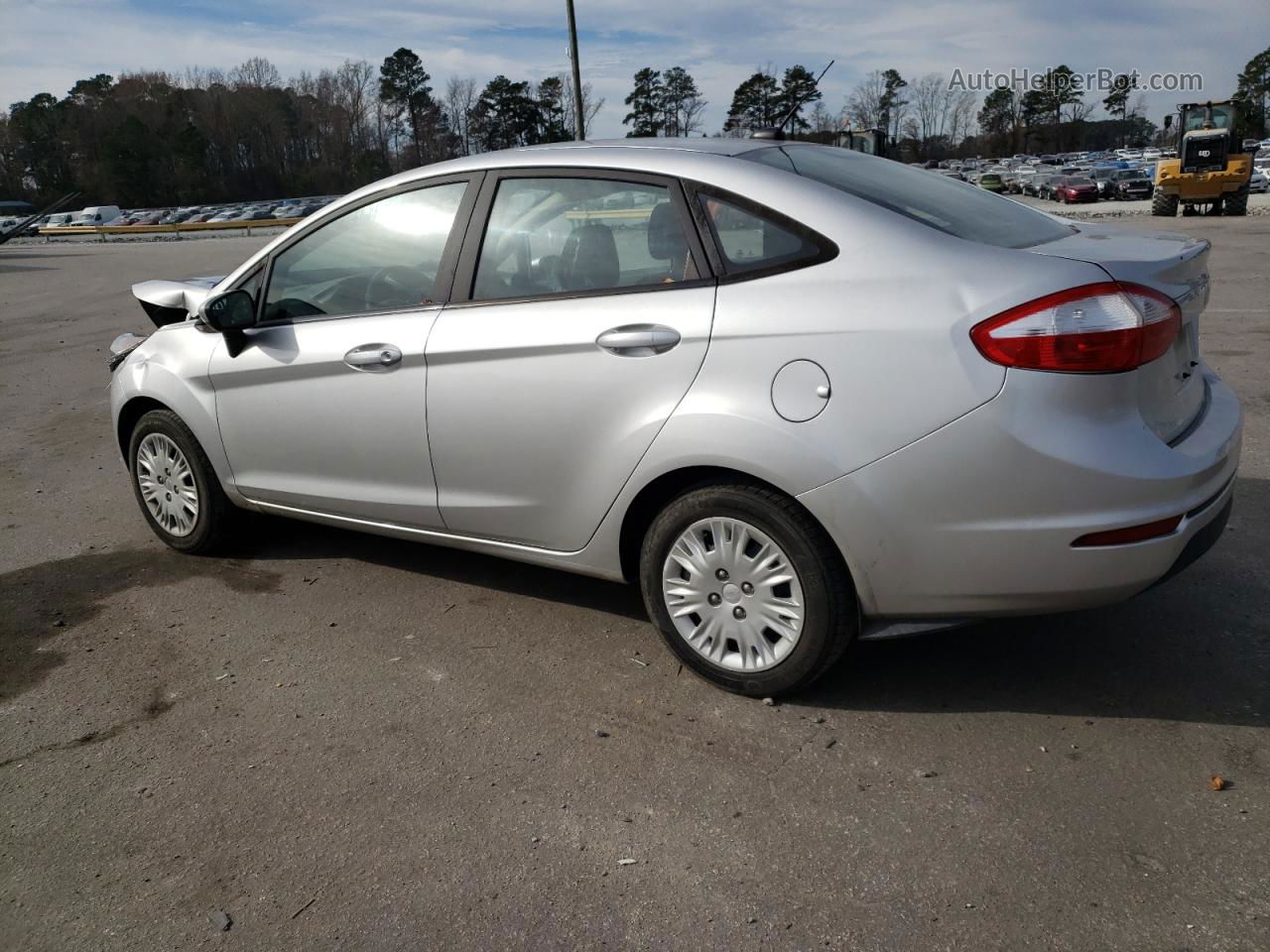 2017 Ford Fiesta S Silver vin: 3FADP4AJ0HM158705