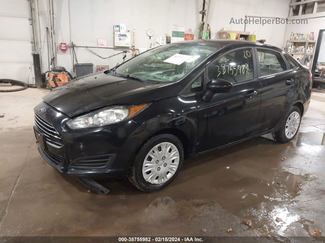 2017 Ford Fiesta S Black vin: 3FADP4AJ0HM167856