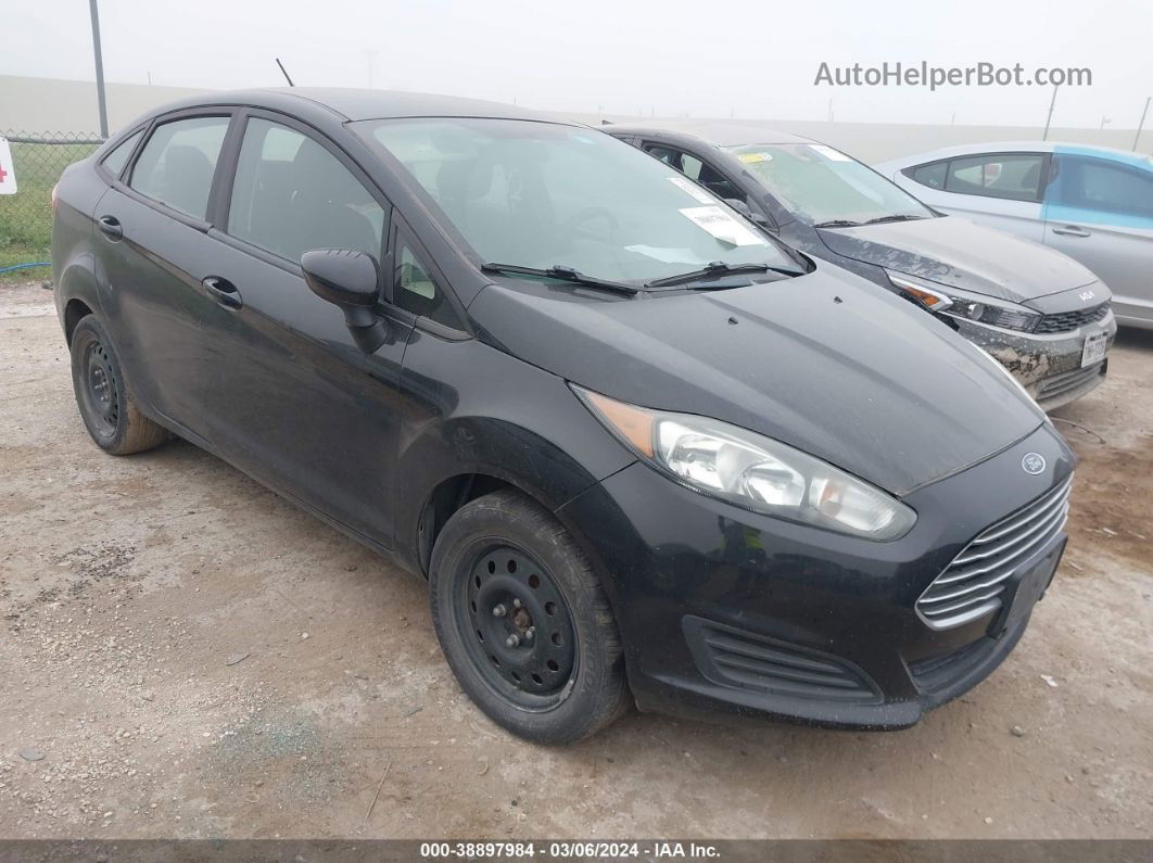 2019 Ford Fiesta S Black vin: 3FADP4AJ0KM162843