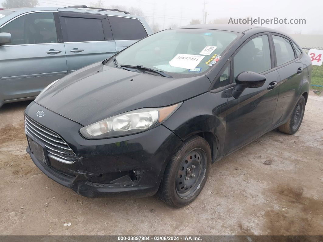 2019 Ford Fiesta S Black vin: 3FADP4AJ0KM162843