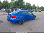 2011 Ford Fiesta S Blue vin: 3FADP4AJ1BM169686