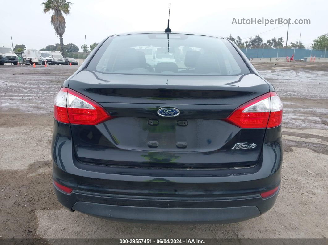 2015 Ford Fiesta S Black vin: 3FADP4AJ1FM146401