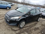 2016 Ford Fiesta S Black vin: 3FADP4AJ1GM120043