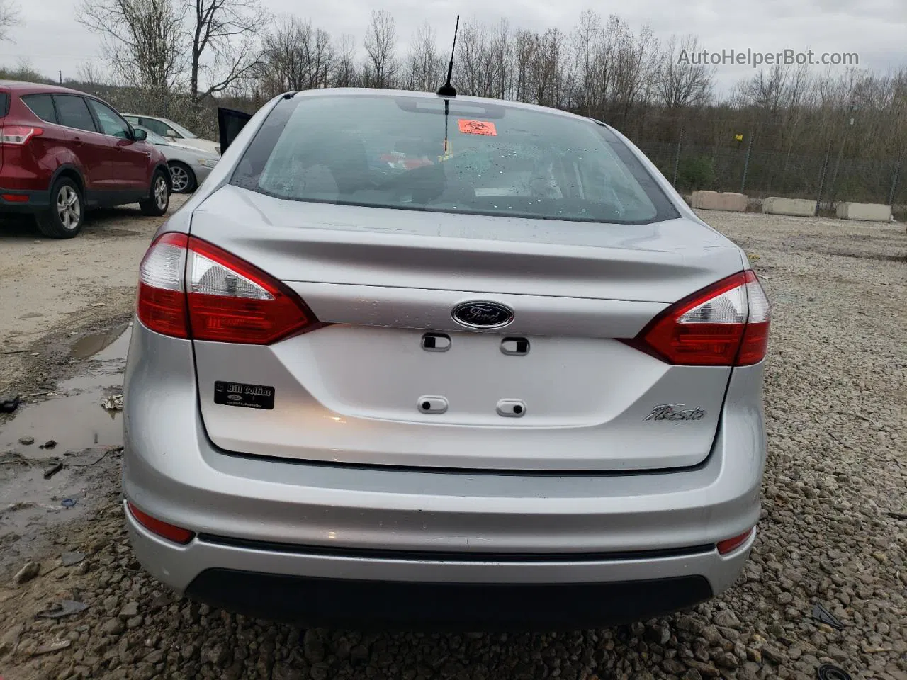 2016 Ford Fiesta S Silver vin: 3FADP4AJ1GM133410