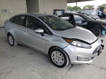 2016 Ford Fiesta S Silver vin: 3FADP4AJ1GM204881