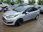 2017 Ford Fiesta S Silver vin: 3FADP4AJ1HM135093