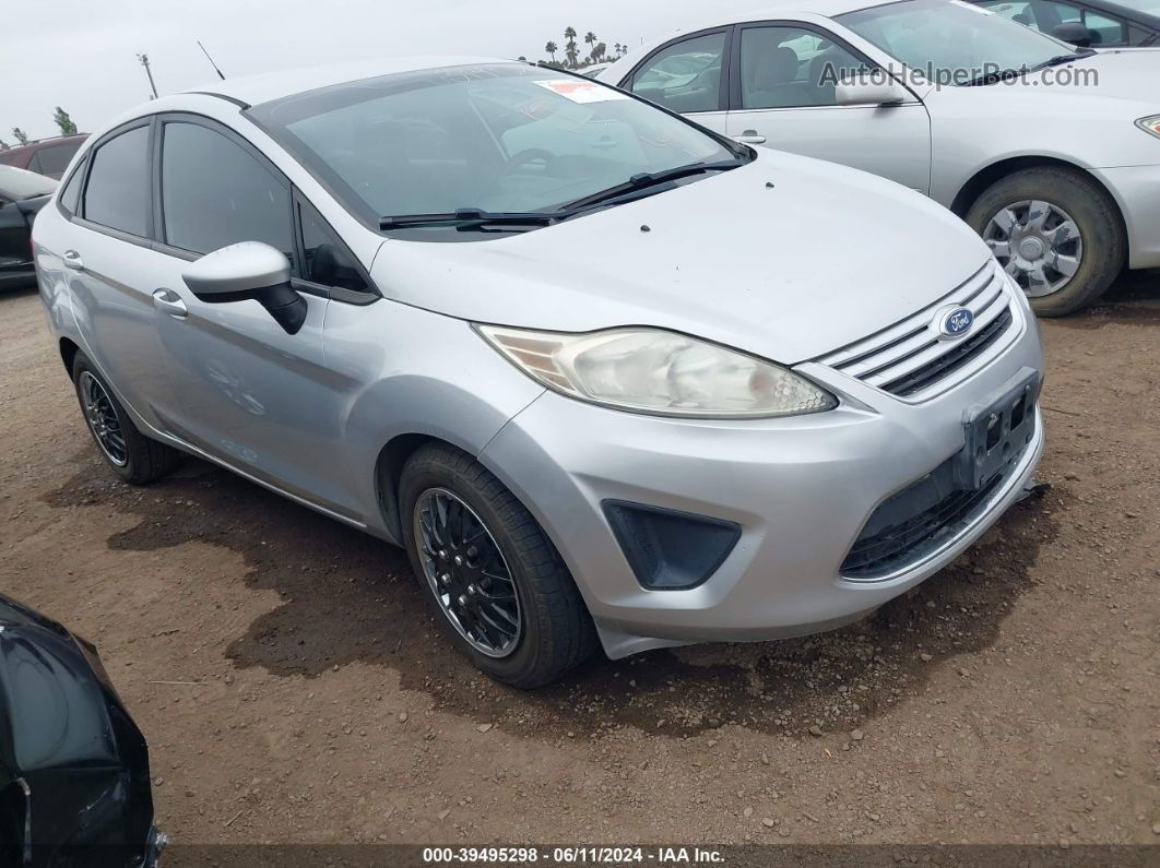 2011 Ford Fiesta S Silver vin: 3FADP4AJ2BM172533