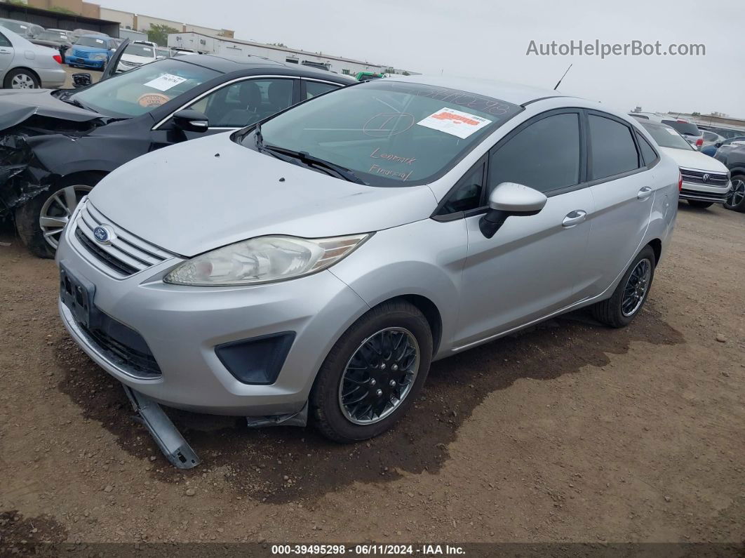 2011 Ford Fiesta S Silver vin: 3FADP4AJ2BM172533