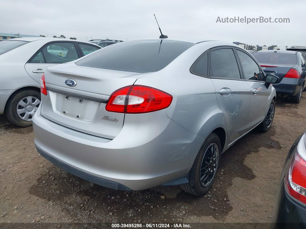 2011 Ford Fiesta S Silver vin: 3FADP4AJ2BM172533