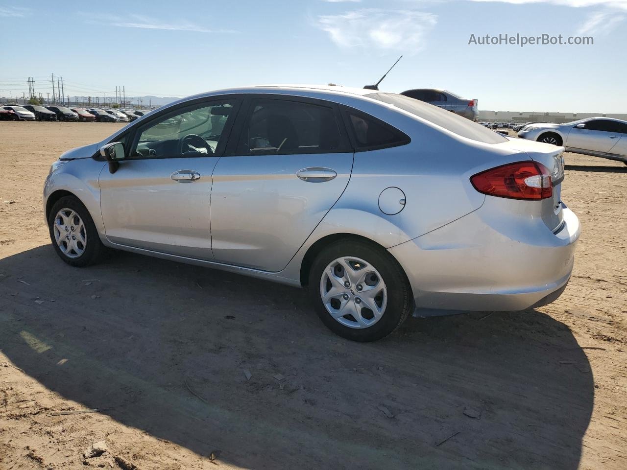 2011 Ford Fiesta S Silver vin: 3FADP4AJ2BM172760