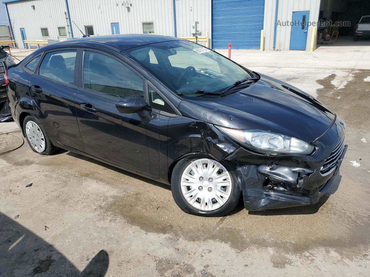 2015 Ford Fiesta S Черный vin: 3FADP4AJ2FM145743