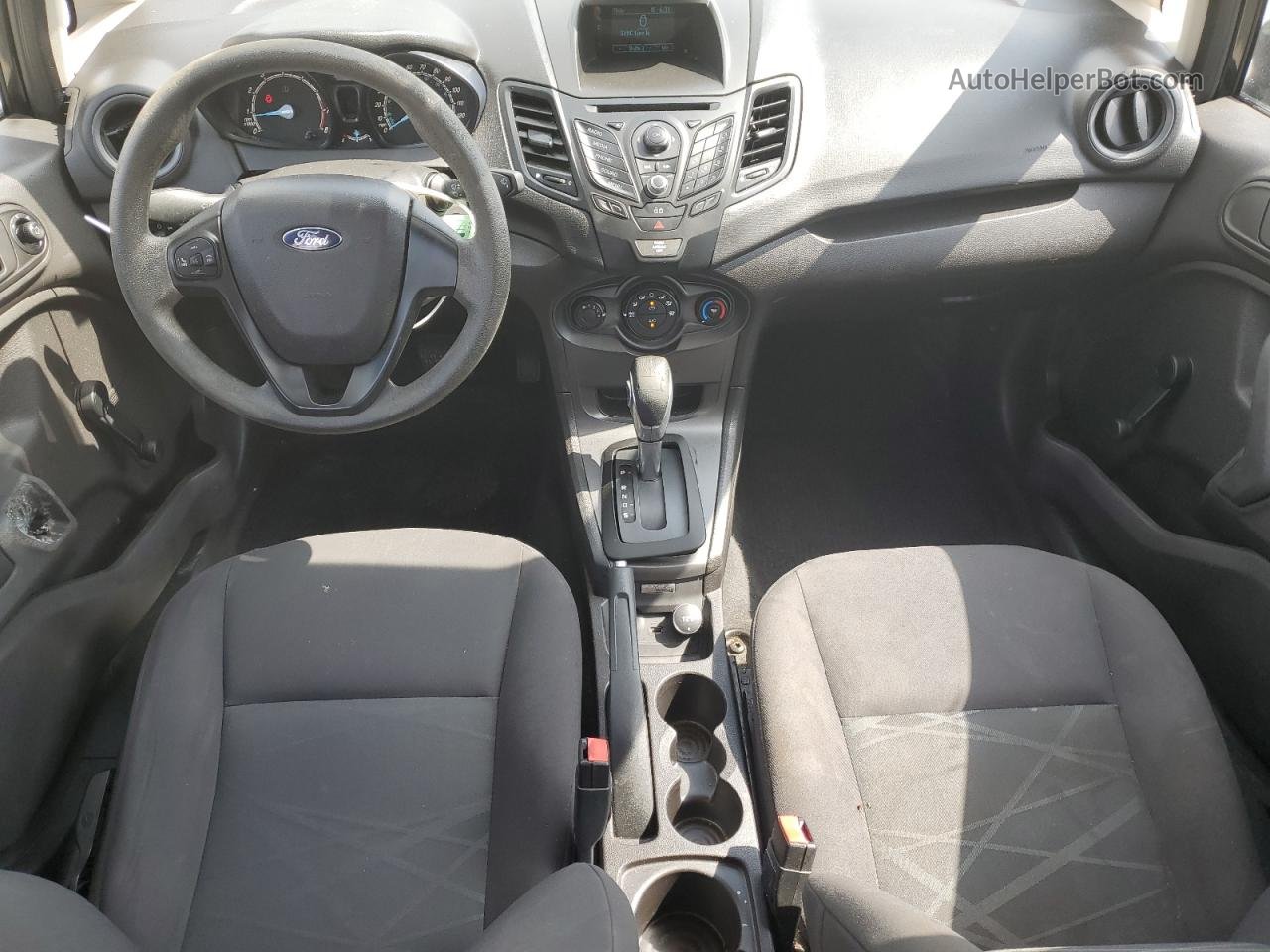 2015 Ford Fiesta S Черный vin: 3FADP4AJ2FM145743