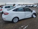 2015 Ford Fiesta S White vin: 3FADP4AJ2FM157987