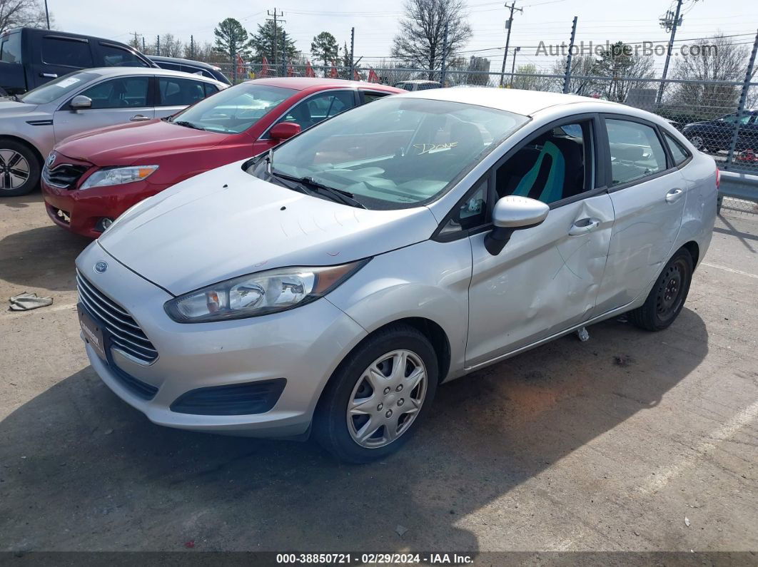 2015 Ford Fiesta S Silver vin: 3FADP4AJ2FM219694