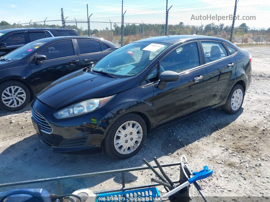 2016 Ford Fiesta S Черный vin: 3FADP4AJ2GM190456