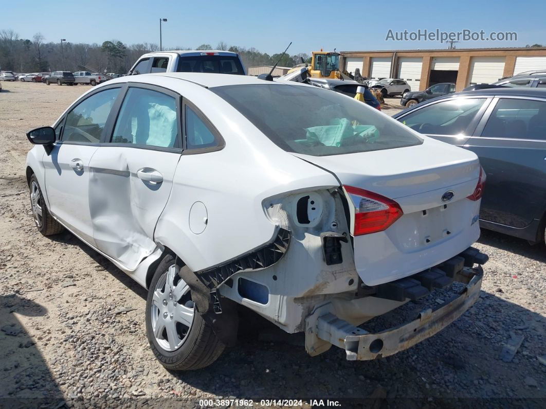 2017 Ford Fiesta S White vin: 3FADP4AJ2HM157443