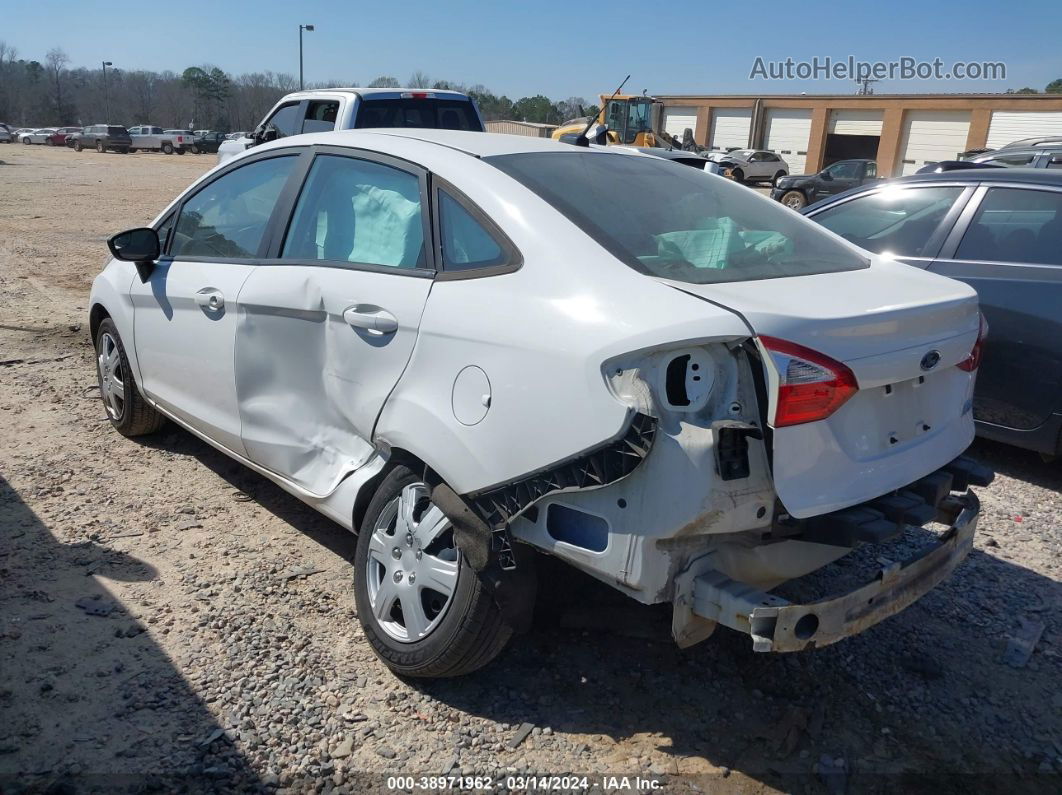 2017 Ford Fiesta S White vin: 3FADP4AJ2HM157443