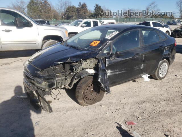 2019 Ford Fiesta S Black vin: 3FADP4AJ2KM116303