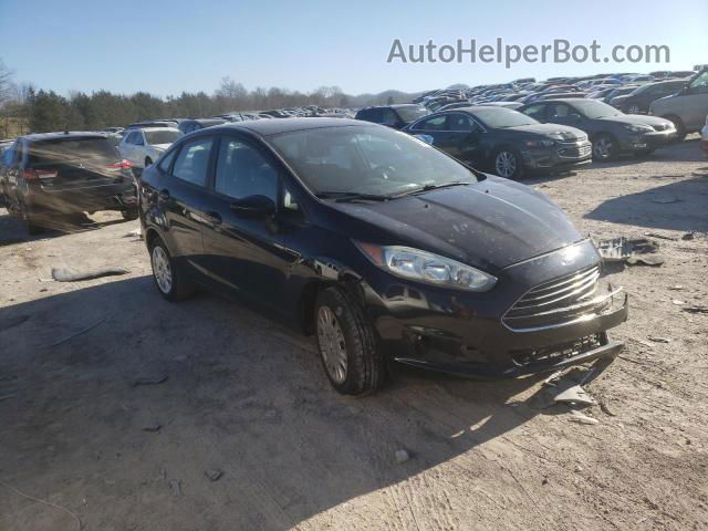 2019 Ford Fiesta S Черный vin: 3FADP4AJ2KM116303