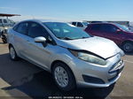 2015 Ford Fiesta S Серебряный vin: 3FADP4AJ3FM161983