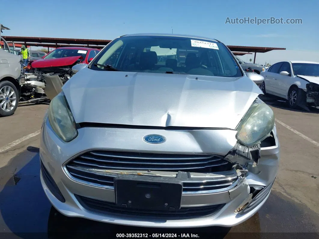 2015 Ford Fiesta S Silver vin: 3FADP4AJ3FM161983