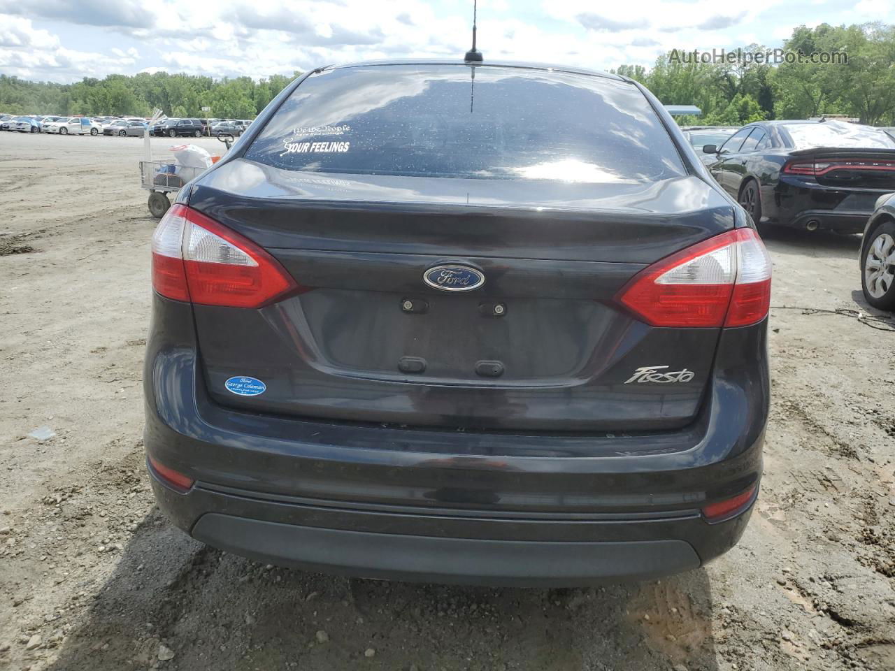 2015 Ford Fiesta S Black vin: 3FADP4AJ3FM202595