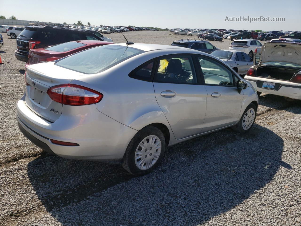 2016 Ford Fiesta S Silver vin: 3FADP4AJ3GM104667