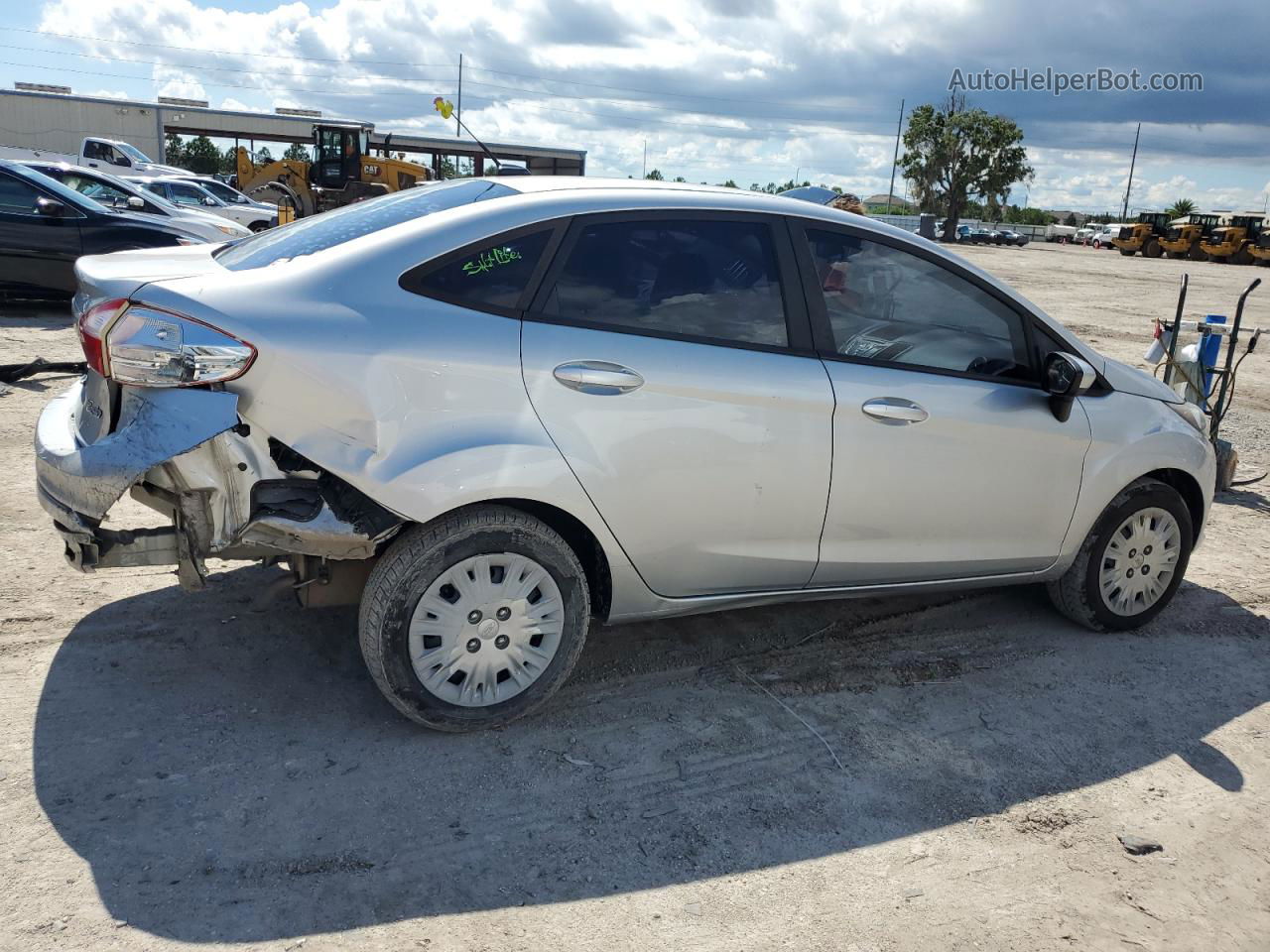 2017 Ford Fiesta S Silver vin: 3FADP4AJ3HM122717