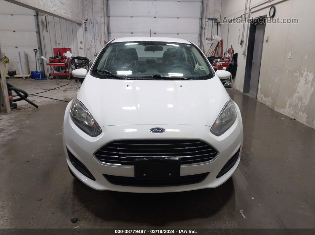 2017 Ford Fiesta S White vin: 3FADP4AJ3HM153563