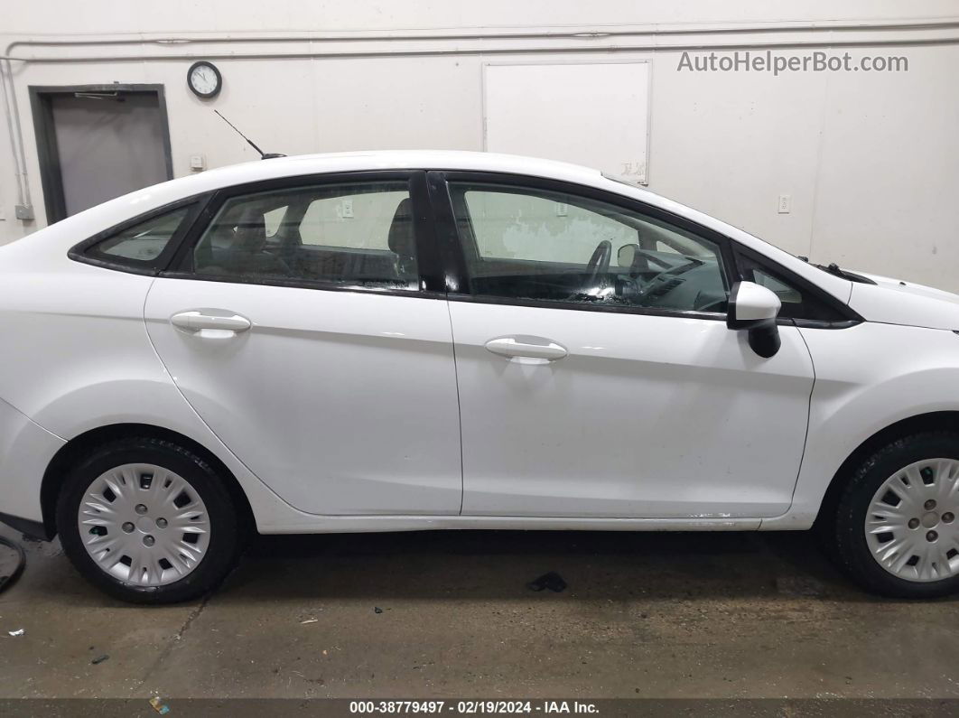 2017 Ford Fiesta S White vin: 3FADP4AJ3HM153563