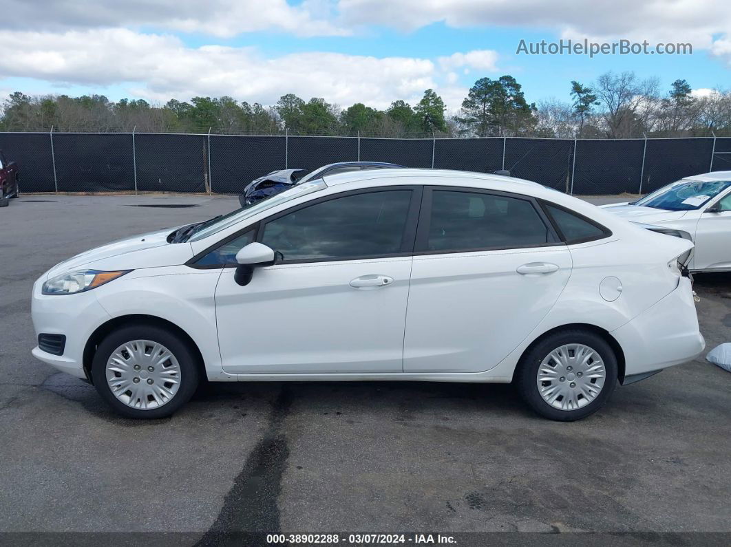 2019 Ford Fiesta S White vin: 3FADP4AJ3KM129934