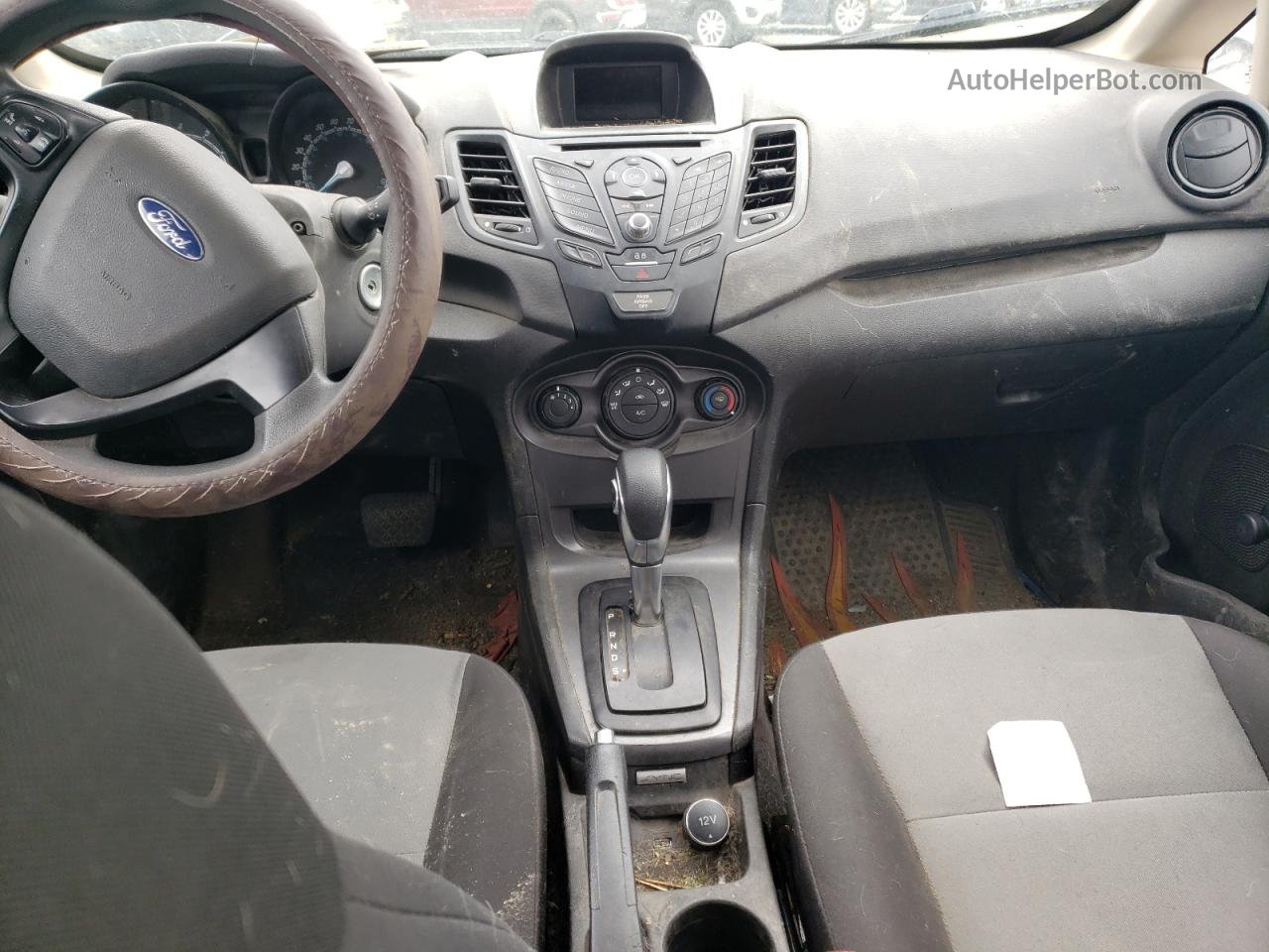 2019 Ford Fiesta S Серебряный vin: 3FADP4AJ3KM141355