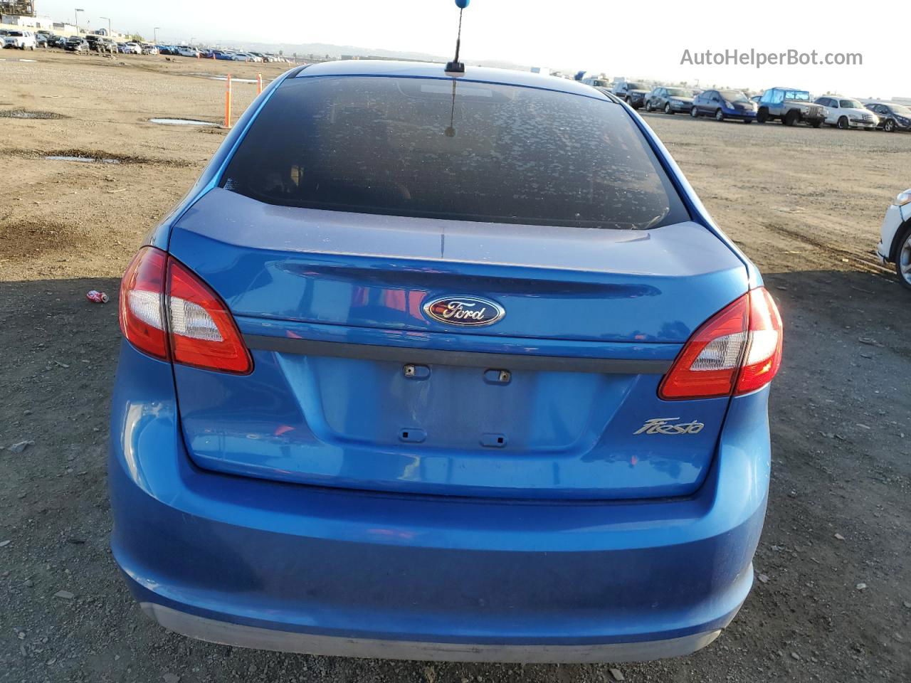 2011 Ford Fiesta S Blue vin: 3FADP4AJ4BM119266